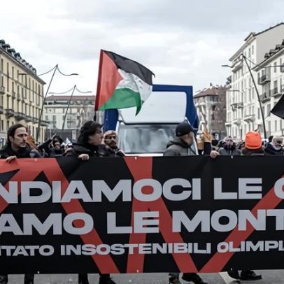 Meloni critica manifestantes olímpicos; críticos veem deriva repressiva