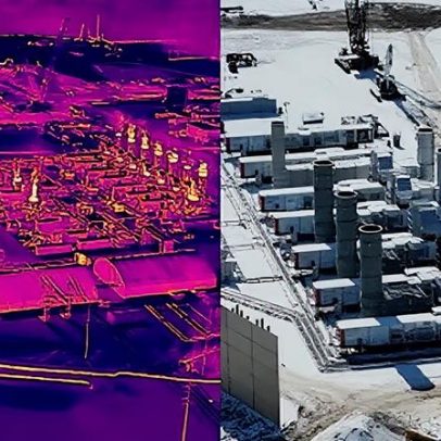 Drones térmicos sugerem violação de normas de ar limpo em usina de IA de Musk