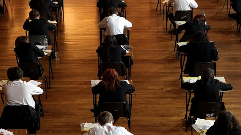 The authors of the study from UCL said young people report that academic pressure is ‘one of their biggest sources of stress’. Photograph: David Davies/PA