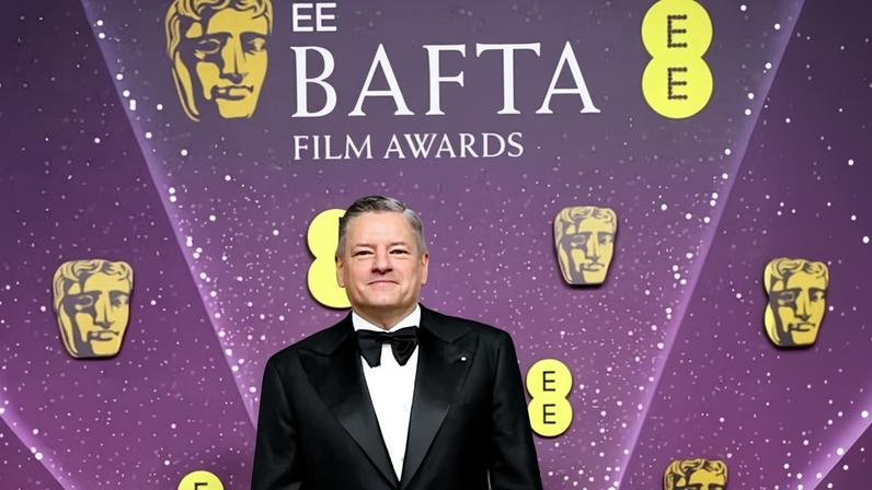 Ted Sarandos attends the Bafta Film Awards at the Royal Festival Hall in London.