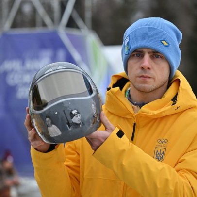 Artista reage após atleta ucraniano ser barrado do Inverno por capacete