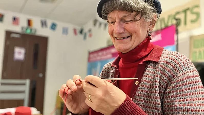 Sarah Sanford will be sharing her knitting and crochet skills in the new Ipswich Umbrella climate hub