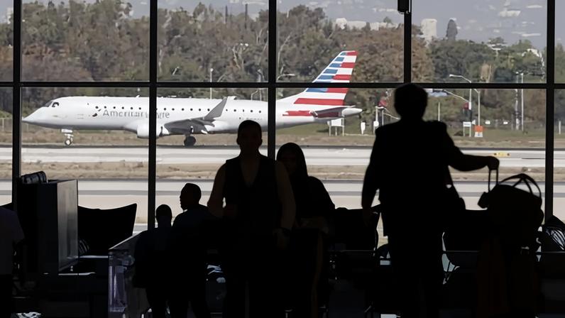People in an airport