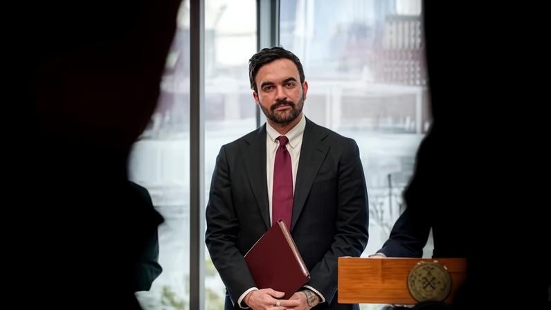 Zohran Mamdani in New York City on 21 January 2026.