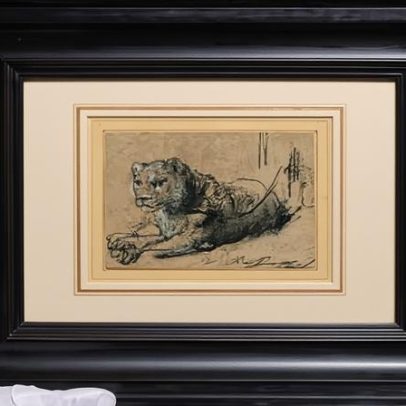 Desenho de leão de Rembrandt rende US$ 18 milhões para conservação de felinos