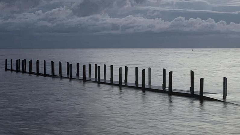 The family were holidaying in Quindalup, 250km south of Perth, when they ran into trouble in the water, with the trio later found clinging to a board 14km offshore.