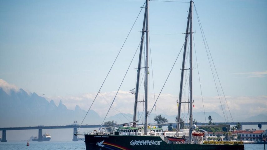 O grupo ambientalista Greenpeace. Foto: Greenpeace/Reprodulção
