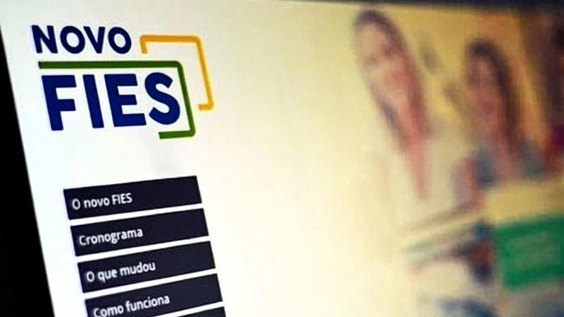 Tela do site do Fies (Fundo de Financiamento Estudantil) (26.fev.2020)