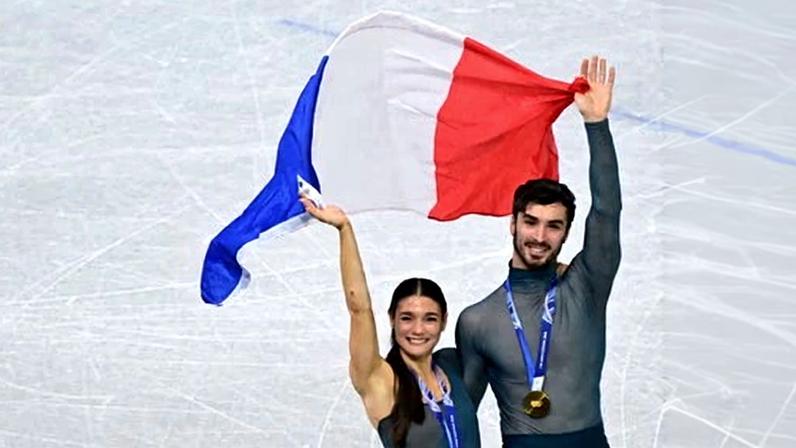 Laurence Fournier Beaudry and Guillaume Cizeron won the Olympic gold medal in ice dance by a narrow margin on Wednesday.