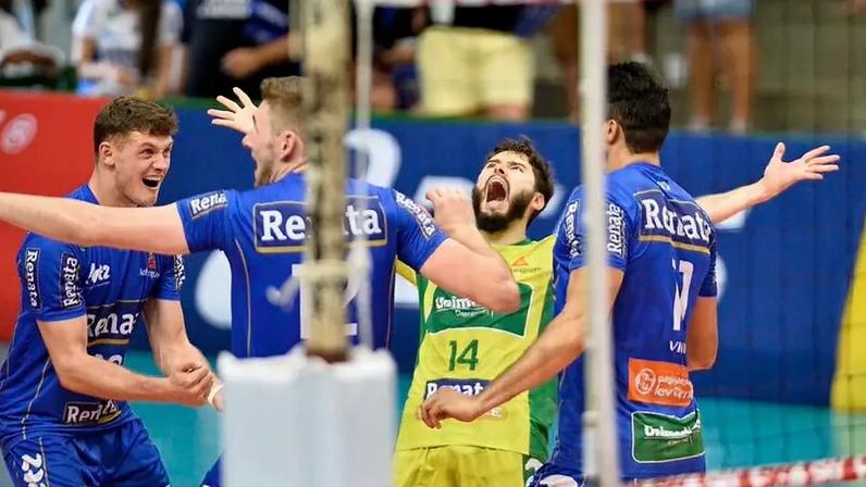 Campinas será um dos representantes brasileiro no Sul-Americano de vôlei 2026 (Foto: Divulgação/ Vôlei Renata)