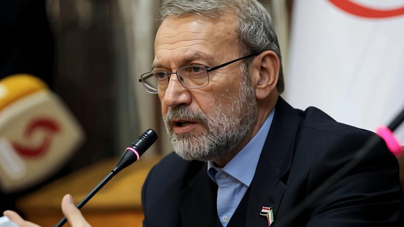 Iran’s security chief, Ali Larijani, said Washington ‘must remain vigilant regarding Israel’s destructive role’. Photograph: Louai Beshara/AFP/Getty Images