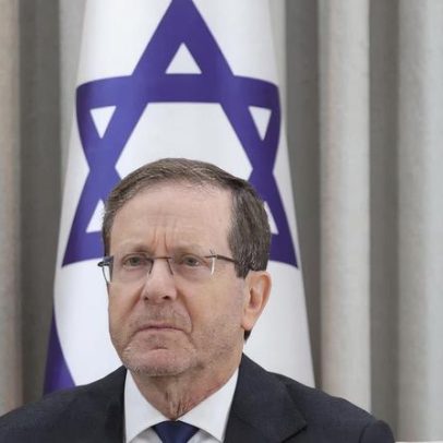 Protesto pró-Palestina em Sydney contra visita do presidente israelense Herzog