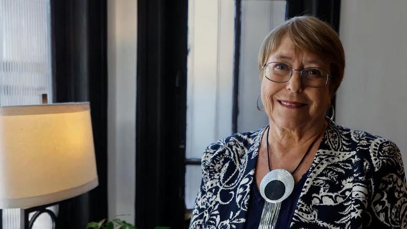 Michelle Bachelet foi indicada pelo Chile para o cargo de secretária-geral da ONU. Foto: Raul Bravo/AFP