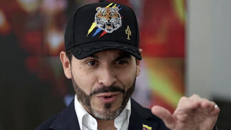 Abelardo de la Espriella, Colombian lawyer and right-wing presidential candidate, speaks with Reuters in Bogota
