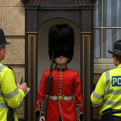 Ben Jennings comenta prisão de Andrew Mountbatten-Windsor — cartoon