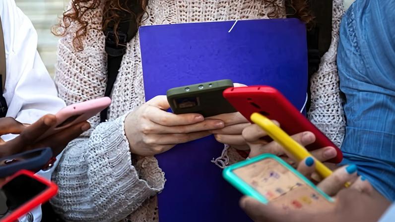 The teenagers in their speeches had referred to social media as ‘one of the worst psychological addictions in history’ and an ‘imminent threat to our future’. Photograph: Daniel de la Hoz/Getty Images