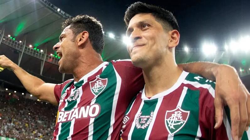 Fred e Cano juntos pelo Fluminense (Foto: Marcelo Gonçalves / Fluminense FC)