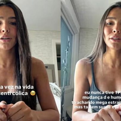 Duda Guerra relata primeira cólica menstrual após seis anos desde virar mocinha