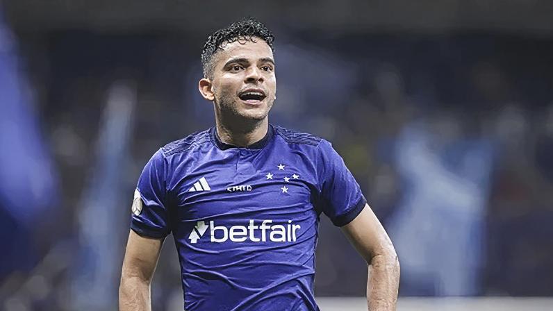 Bruno Rodrigues atuando pelo Cruzeiro