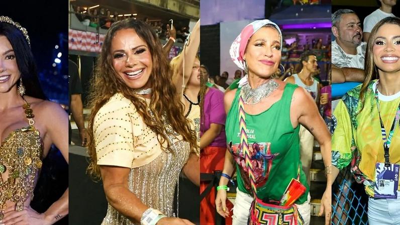 Luana Piovani, Viviane Araújo (beijando muito!), Lexa e mais famosos prestigiam o 2º dia de desfiles da Série Ouro. Veja fotos!