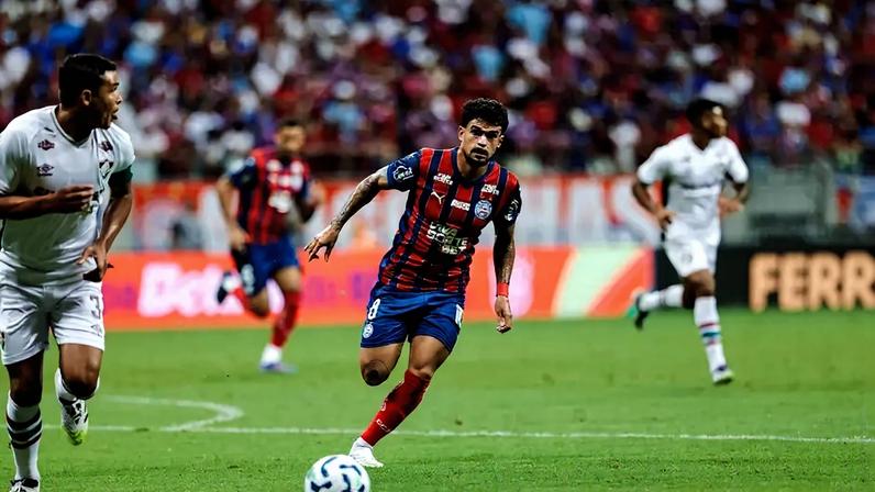 Cauly em ação contra o Fluminense (Foto: Letícia Martins / EC Bahia)