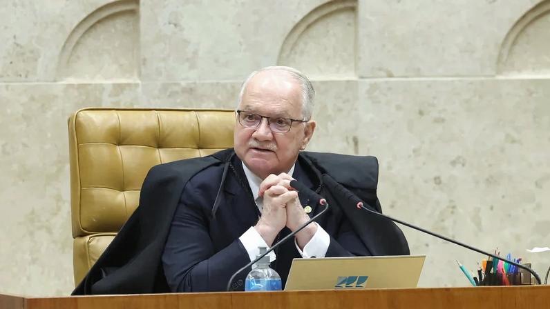 O ministro Edson Fachin na primeira sessão plenária de 2026. Foto: Luiz Silveira/STF