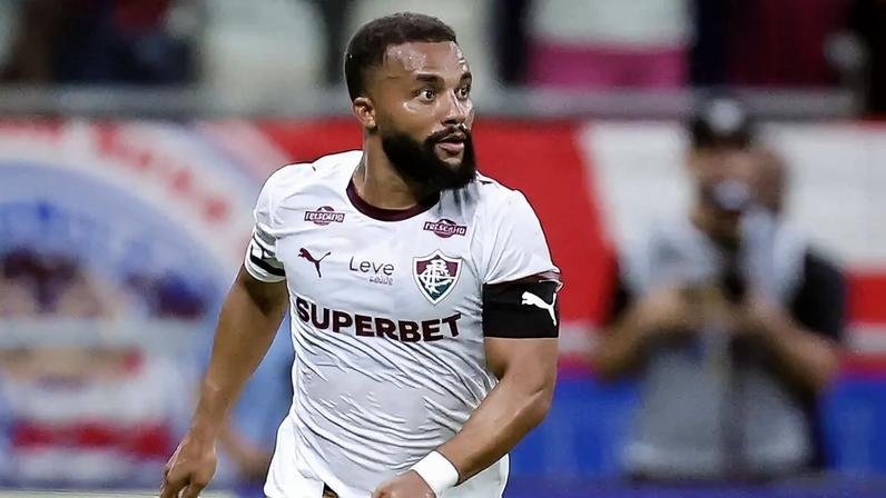 Samuel Xavier em ação em Bahia x Fluminense (Foto: Marcelo Gonçalves/ Fluminense FC)