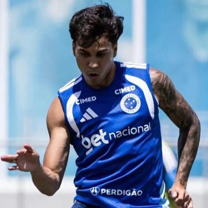 Kaio Jorge e Arroyo treinam no Cruzeiro antes de jogo contra o Corinthians