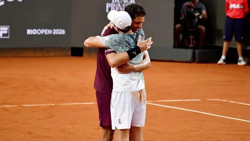 João Fonseca e Marcelo Melo são campeões do Rio Open 2026 (Foto: Fotojump)