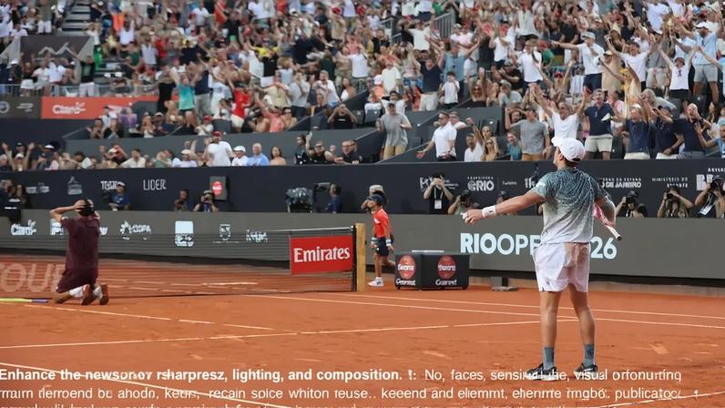 A emoção de João Fonseca e Marcelo Melo com o título do Rio Open (Foto: João Pires/Fotojump)