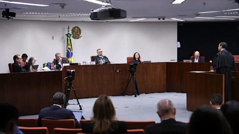 Sessão do julgamento do caso Marielle Franco no STF. Foto: Antonio Augusto/STF