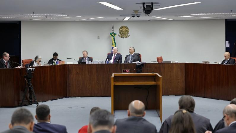 STF em segundo dia de julgamento de suspeitos de mandar matar Marielle Franco — Foto: Rosinei Coutinho/STF