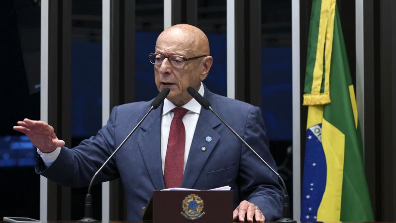 O senador Esperidião Amin (PP-SC). (Foto: Carlos Moura / Agência Senado)