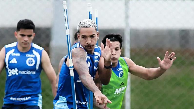 Treino na Toca II (Foto: Gustavo Martins/Cruzeiro)