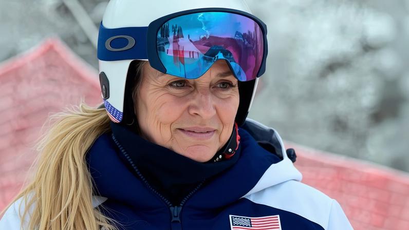 Lindsey Vonn was hoping to win a second Olympic gold medal.