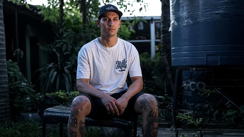 Luis Muñoz poses for a portrait in downtown Bogotá, Colombia, on 4 February 2026.