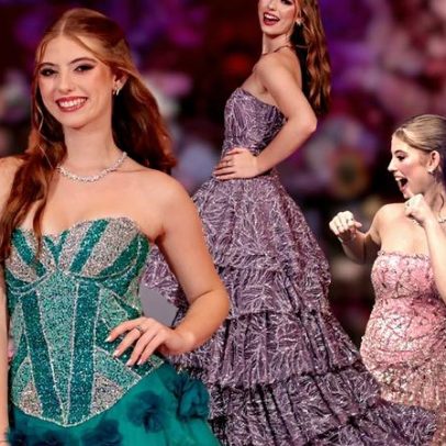 Lorena Queiroz celebra 15 anos com festa luxuosa, três vestidos e valsa com pai