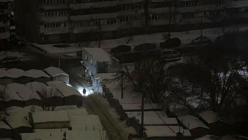 Russian missile and drone strike in Kyiv