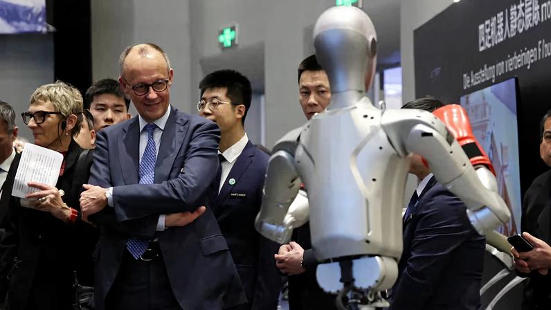 German chancellor visits China