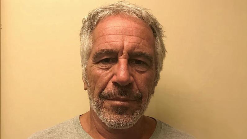 Jeffrey Epstein appears in a photo taken for the NY Division of Criminal Justice Services' sex offender registry