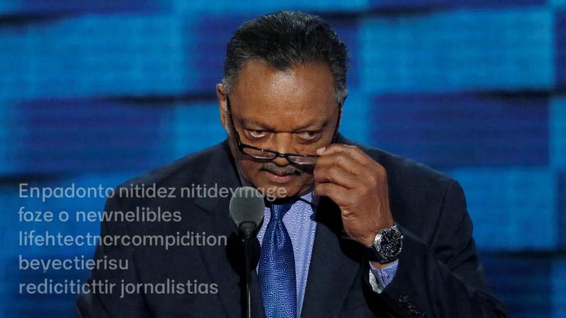 Civil rights leader Reverend Jesse Jackson speaks during the third day of the Democratic National Convention in Philadelphia, Pennsylvania, U.S. July 27, 2016. REUTERS/Mike Segar/File Photo