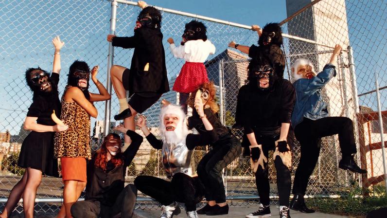Guerrilla Girls New York City Group Portrait (1994) by Teri Slotkin
