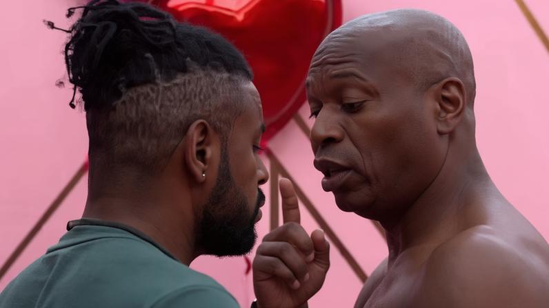 Edilson Capetinha e Leandro Boneco discutem no BBB 26 — Foto: Globoplay