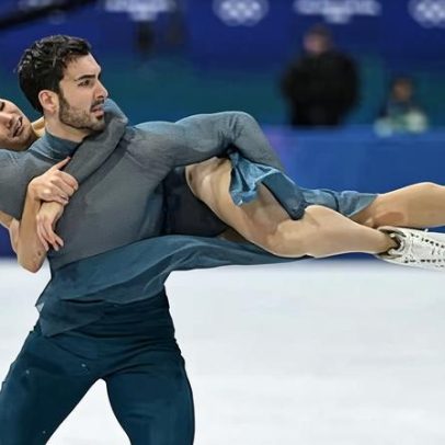 Patinadores defendem arbitragem olímpica após ouro francês em dança no gelo