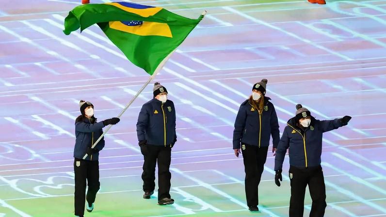 Porta-bandeira do Brasil - Olimpíadas de Inverno Pequim 2022
