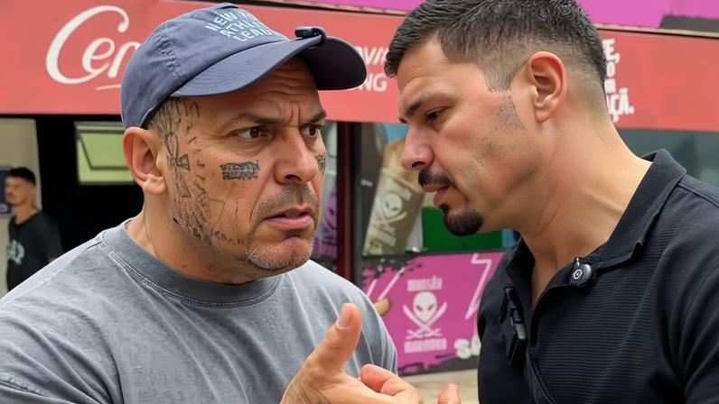 Toguro (à esquerda) é o criador do meme 'saBOR'