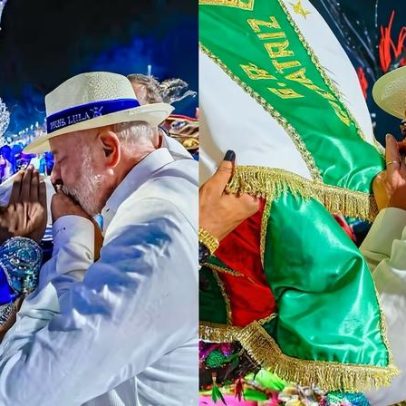 Lula posta foto com escolas na Sapucaí após homenagem criticada pela oposição