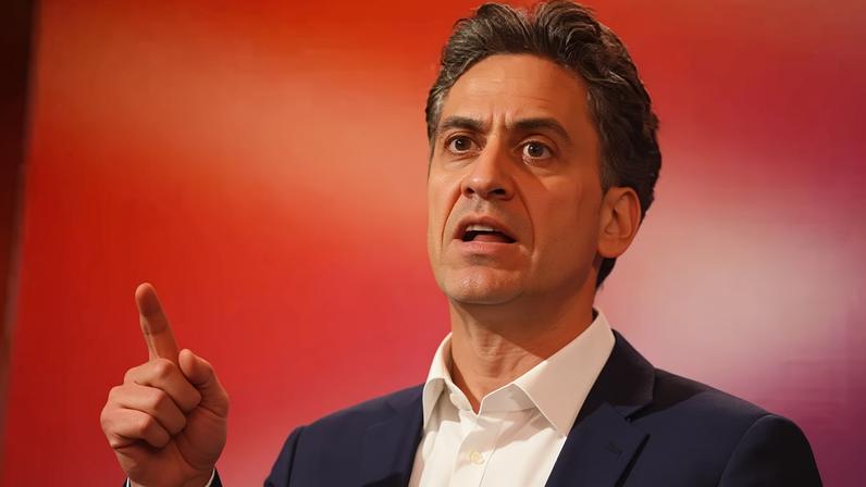 Energy Secretary Ed Miliband speaking at the Fabian Society 2026 New Year Conference at the Guildhall, central London. Picture date: Saturday January 24, 2026.