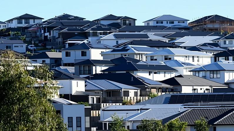 Homes in Springfield, west of Brisbane. Labor has left open the possibility of changes to the capital gains tax in the May federal budget.