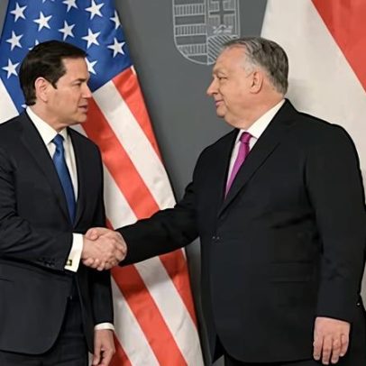 Rubio mostra apoio dos EUA a Orbán em Budapeste antes de abril